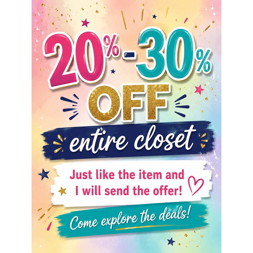 20% - 30% Off - Picture 1 of 1